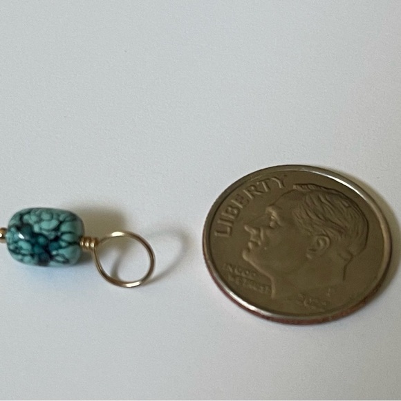 Heather B. Moore Arizona Turquoise Unfaceted Chunk Gemstone - Picture 3 of 5